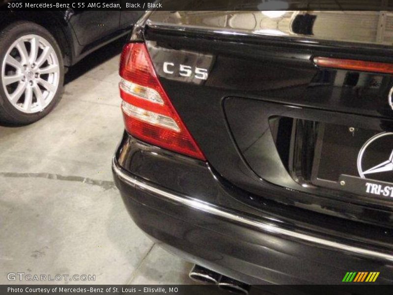 Black / Black 2005 Mercedes-Benz C 55 AMG Sedan