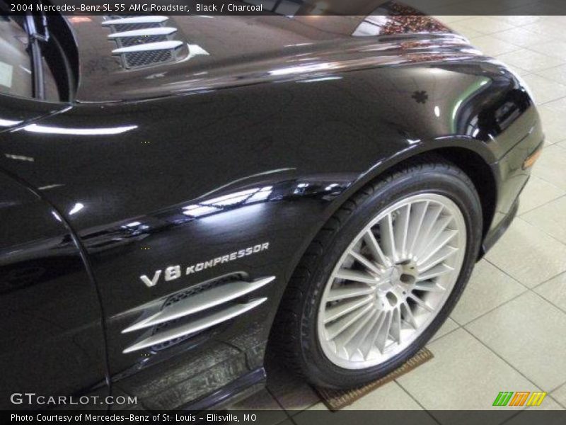 Black / Charcoal 2004 Mercedes-Benz SL 55 AMG Roadster