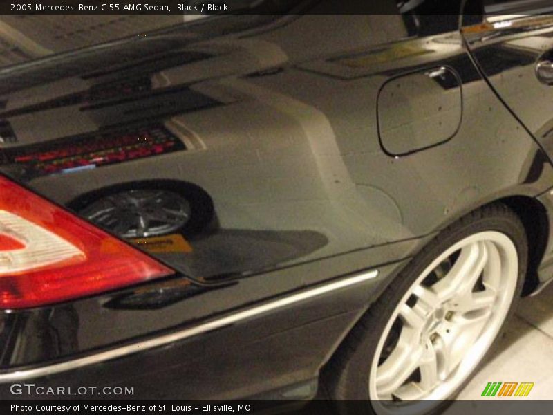 Black / Black 2005 Mercedes-Benz C 55 AMG Sedan
