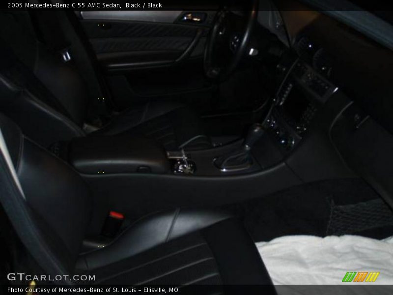 Black / Black 2005 Mercedes-Benz C 55 AMG Sedan