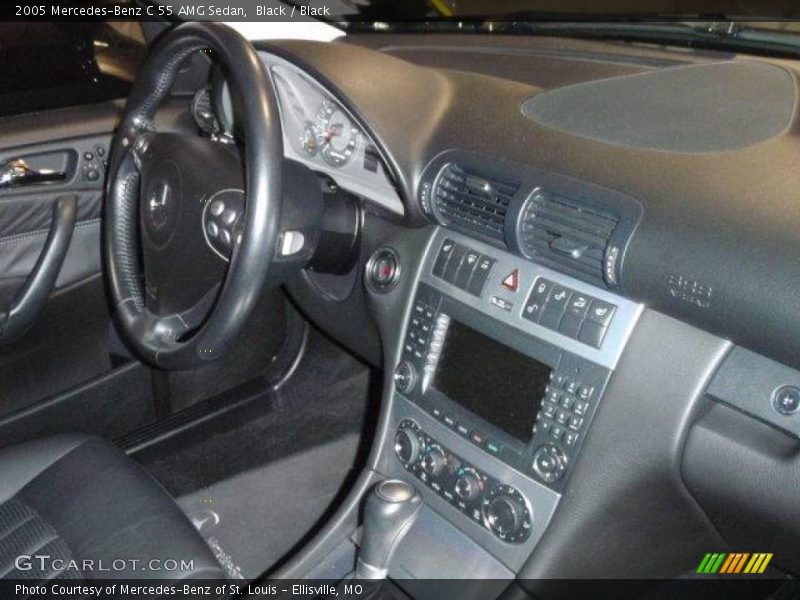 Black / Black 2005 Mercedes-Benz C 55 AMG Sedan