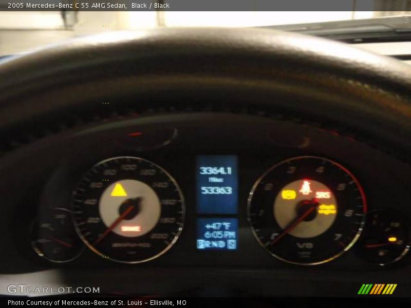 Black / Black 2005 Mercedes-Benz C 55 AMG Sedan