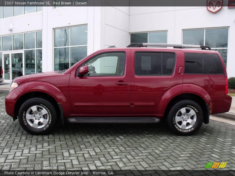 Red Brawn / Desert 2007 Nissan Pathfinder SE