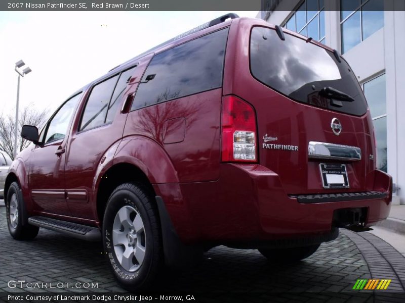 Red Brawn / Desert 2007 Nissan Pathfinder SE