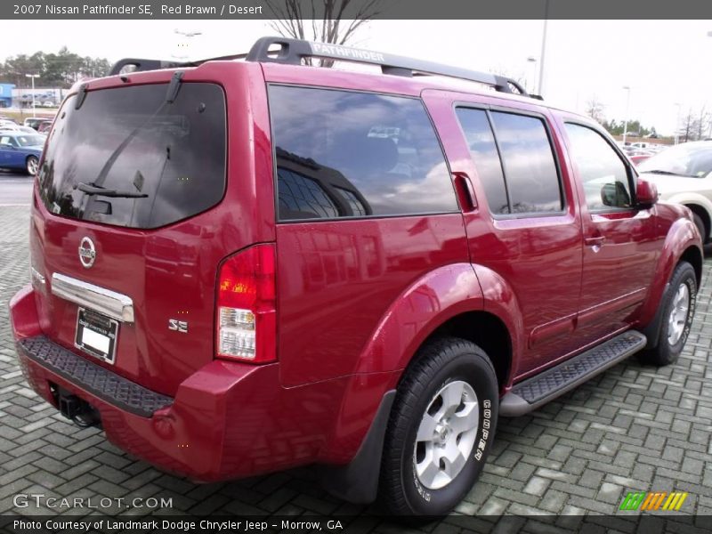 Red Brawn / Desert 2007 Nissan Pathfinder SE