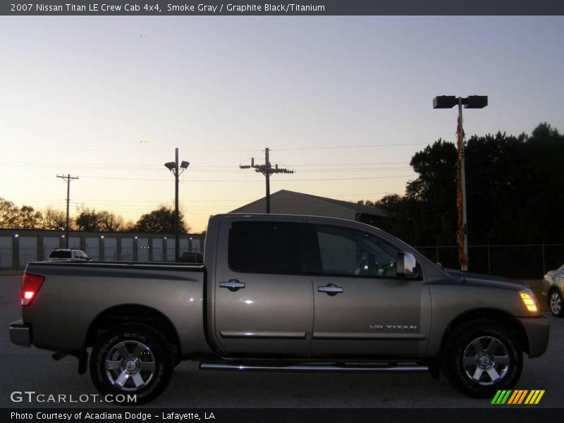 Smoke Gray / Graphite Black/Titanium 2007 Nissan Titan LE Crew Cab 4x4