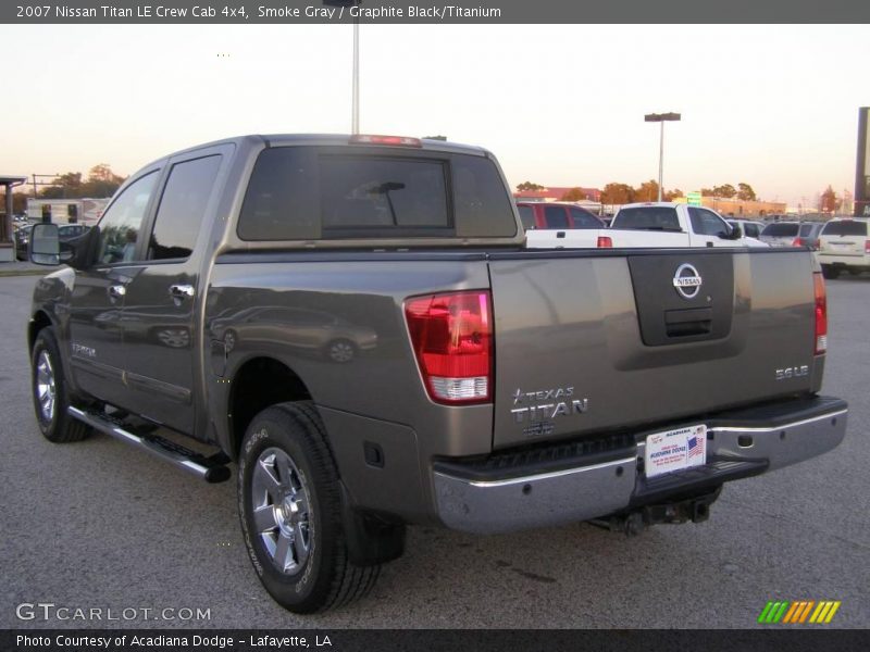 Smoke Gray / Graphite Black/Titanium 2007 Nissan Titan LE Crew Cab 4x4