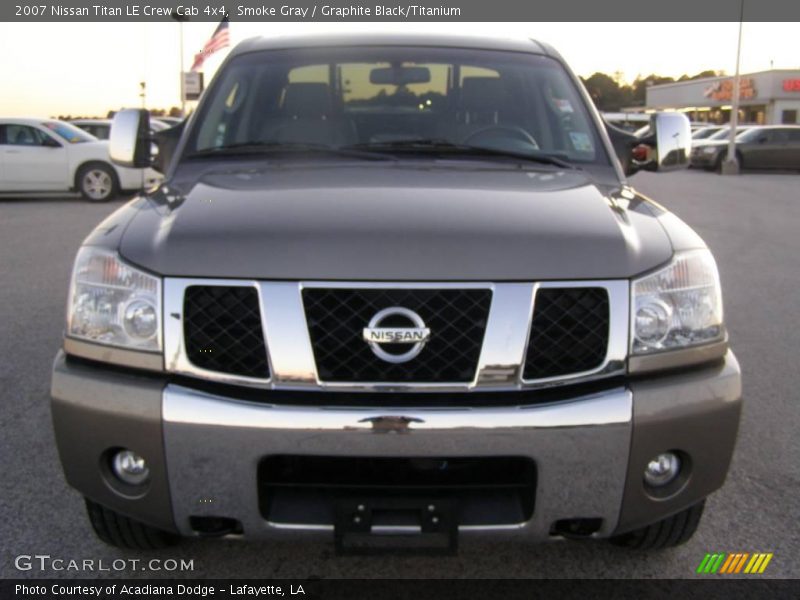 Smoke Gray / Graphite Black/Titanium 2007 Nissan Titan LE Crew Cab 4x4