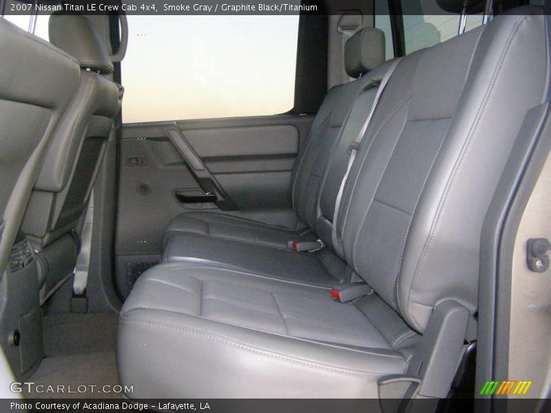 Smoke Gray / Graphite Black/Titanium 2007 Nissan Titan LE Crew Cab 4x4
