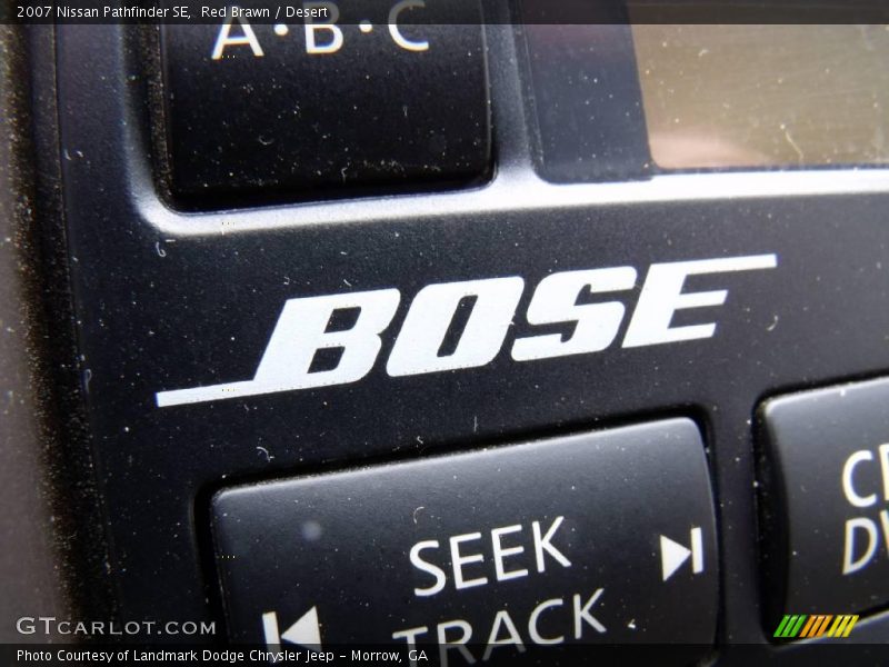 Red Brawn / Desert 2007 Nissan Pathfinder SE