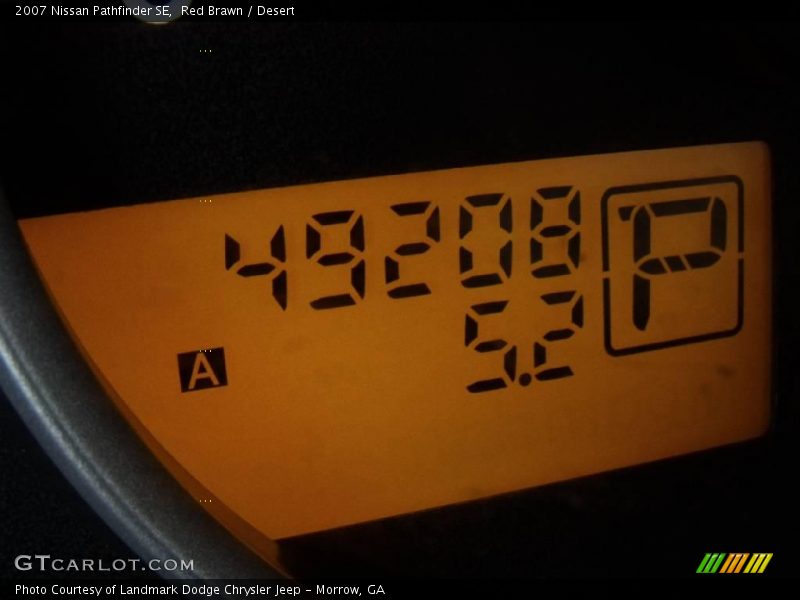 Red Brawn / Desert 2007 Nissan Pathfinder SE