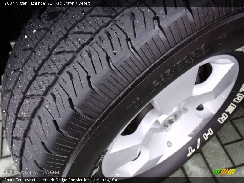 Red Brawn / Desert 2007 Nissan Pathfinder SE