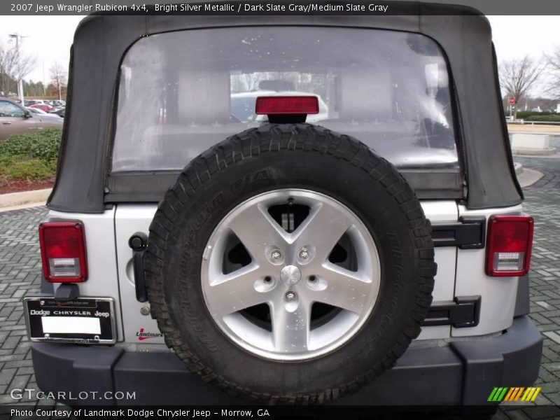 Bright Silver Metallic / Dark Slate Gray/Medium Slate Gray 2007 Jeep Wrangler Rubicon 4x4