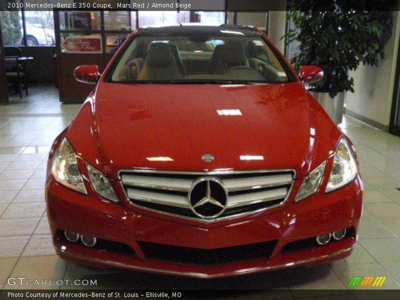 Mars Red / Almond Beige 2010 Mercedes-Benz E 350 Coupe