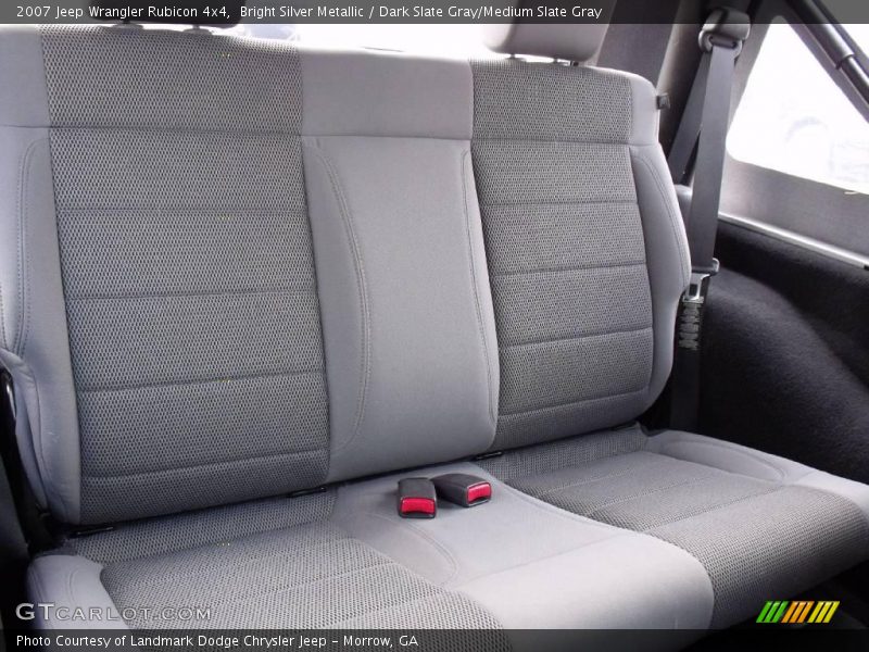 Bright Silver Metallic / Dark Slate Gray/Medium Slate Gray 2007 Jeep Wrangler Rubicon 4x4