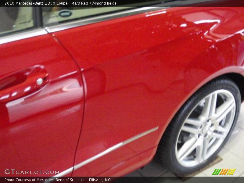 Mars Red / Almond Beige 2010 Mercedes-Benz E 350 Coupe