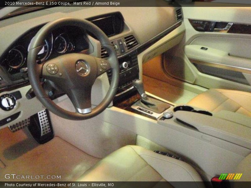 Mars Red / Almond Beige 2010 Mercedes-Benz E 350 Coupe