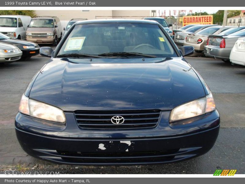 Blue Velvet Pearl / Oak 1999 Toyota Camry LE V6