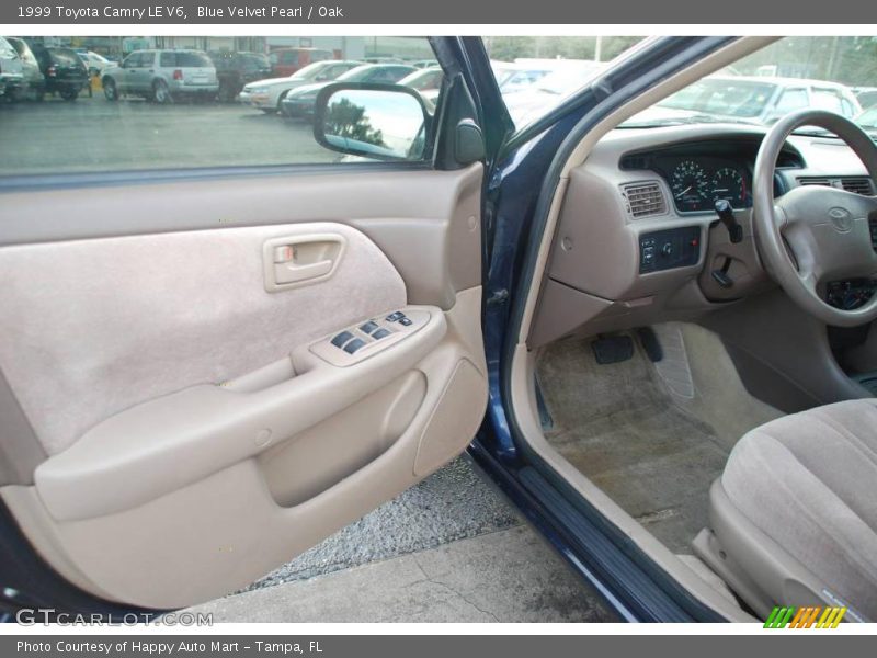 Blue Velvet Pearl / Oak 1999 Toyota Camry LE V6