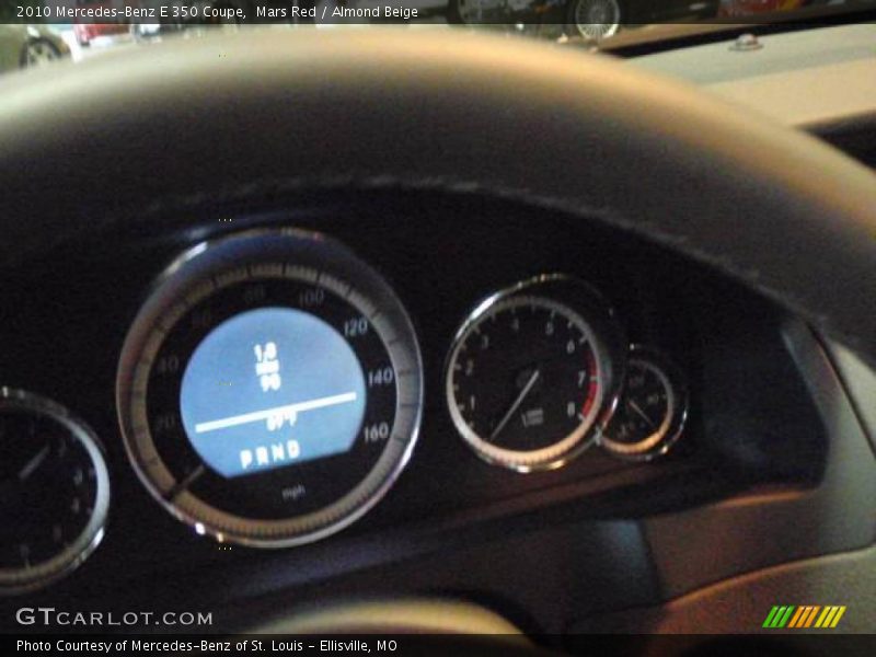 Mars Red / Almond Beige 2010 Mercedes-Benz E 350 Coupe