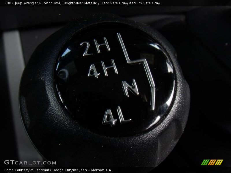 Bright Silver Metallic / Dark Slate Gray/Medium Slate Gray 2007 Jeep Wrangler Rubicon 4x4