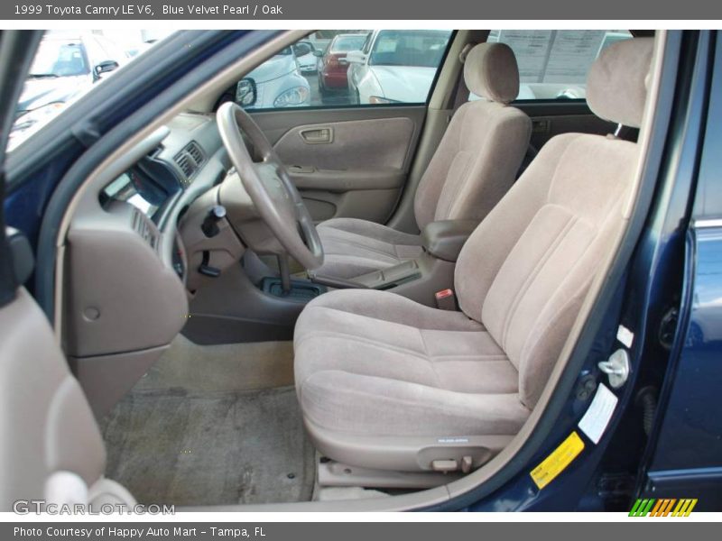 Blue Velvet Pearl / Oak 1999 Toyota Camry LE V6