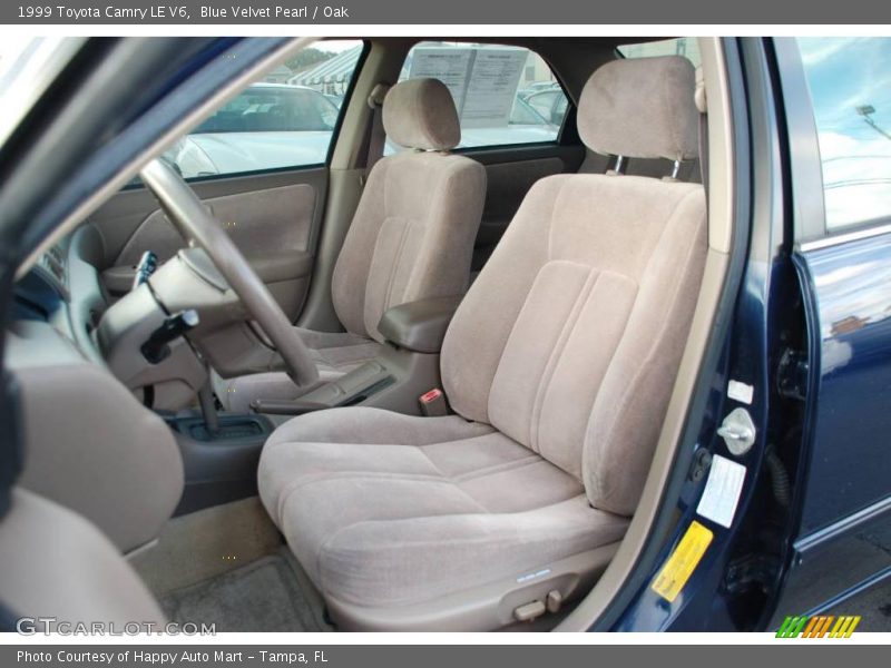 Blue Velvet Pearl / Oak 1999 Toyota Camry LE V6