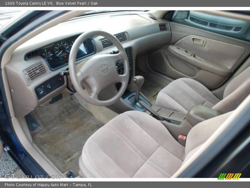 Blue Velvet Pearl / Oak 1999 Toyota Camry LE V6