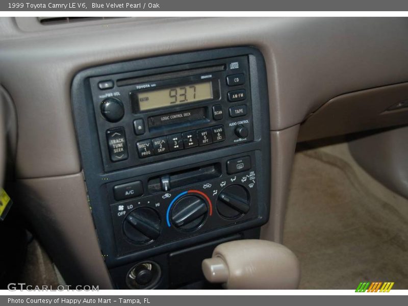 Blue Velvet Pearl / Oak 1999 Toyota Camry LE V6