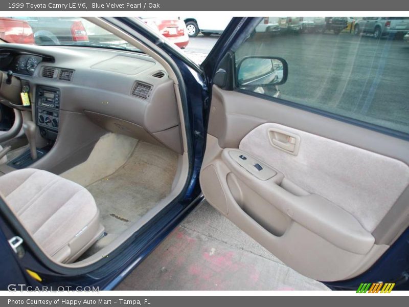 Blue Velvet Pearl / Oak 1999 Toyota Camry LE V6