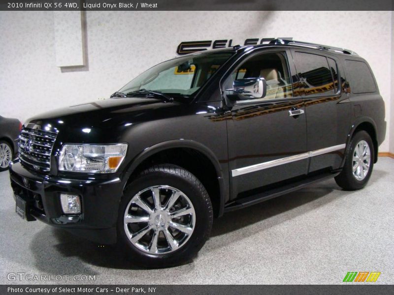 Liquid Onyx Black / Wheat 2010 Infiniti QX 56 4WD