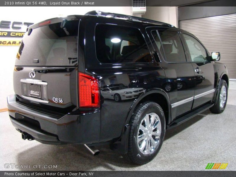 Liquid Onyx Black / Wheat 2010 Infiniti QX 56 4WD