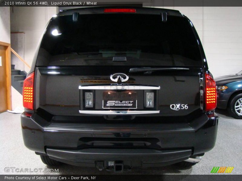 Liquid Onyx Black / Wheat 2010 Infiniti QX 56 4WD