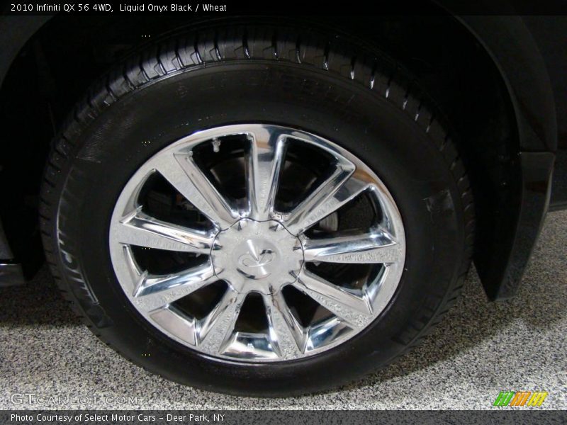Liquid Onyx Black / Wheat 2010 Infiniti QX 56 4WD