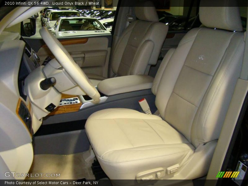 Liquid Onyx Black / Wheat 2010 Infiniti QX 56 4WD