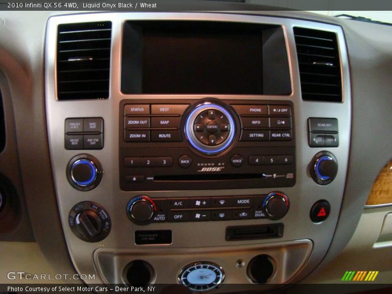 Liquid Onyx Black / Wheat 2010 Infiniti QX 56 4WD