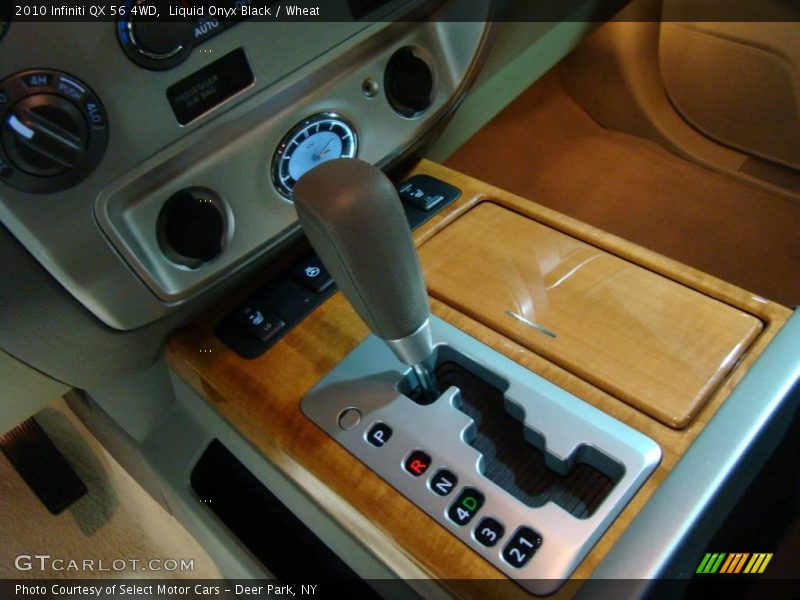 Liquid Onyx Black / Wheat 2010 Infiniti QX 56 4WD