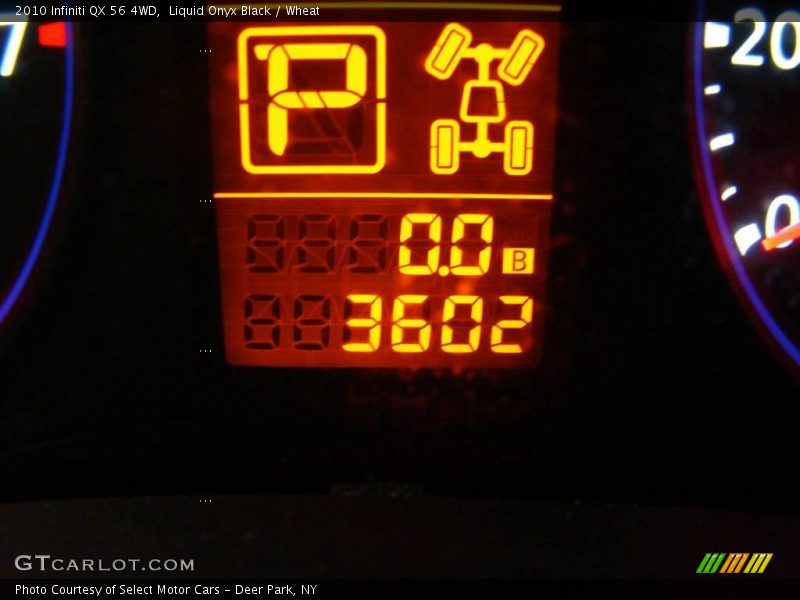 Liquid Onyx Black / Wheat 2010 Infiniti QX 56 4WD
