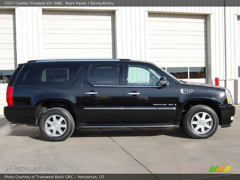Black Raven / Ebony/Ebony 2007 Cadillac Escalade ESV AWD