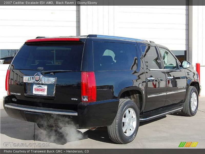 Black Raven / Ebony/Ebony 2007 Cadillac Escalade ESV AWD