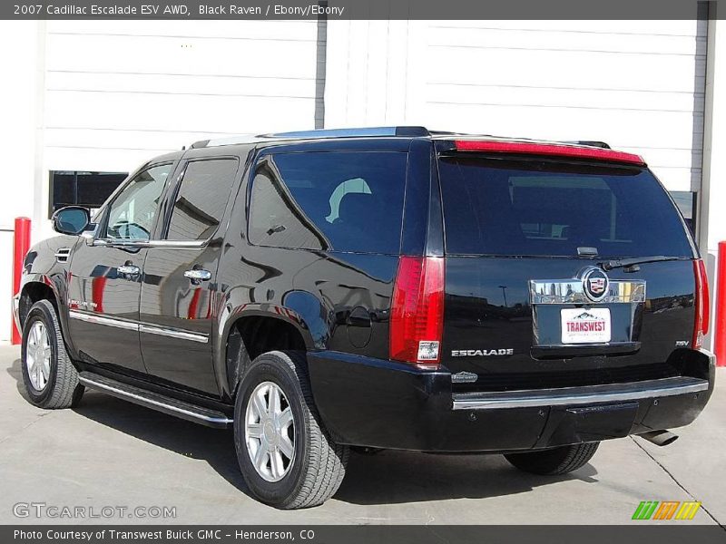 Black Raven / Ebony/Ebony 2007 Cadillac Escalade ESV AWD