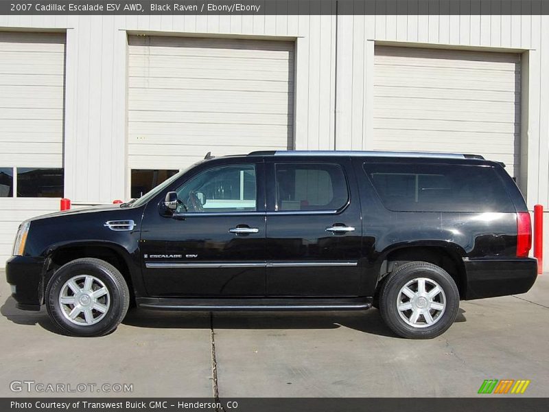 Black Raven / Ebony/Ebony 2007 Cadillac Escalade ESV AWD