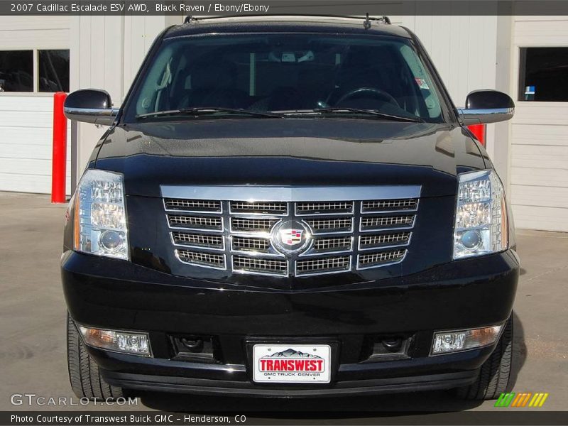 Black Raven / Ebony/Ebony 2007 Cadillac Escalade ESV AWD