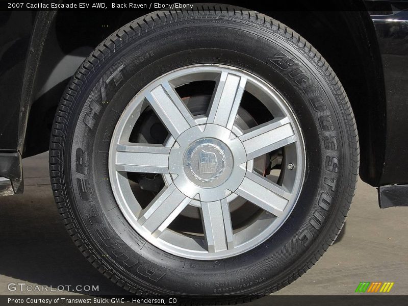 Black Raven / Ebony/Ebony 2007 Cadillac Escalade ESV AWD