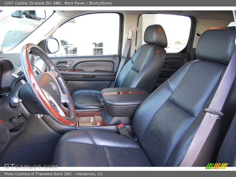 Black Raven / Ebony/Ebony 2007 Cadillac Escalade ESV AWD