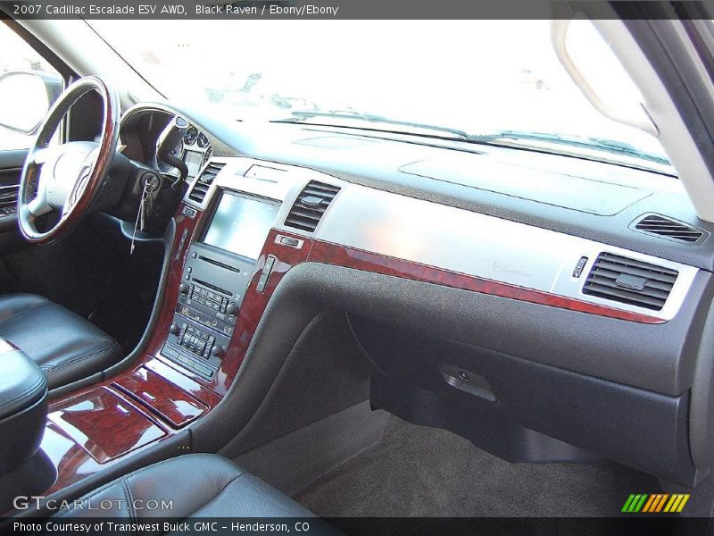 Black Raven / Ebony/Ebony 2007 Cadillac Escalade ESV AWD