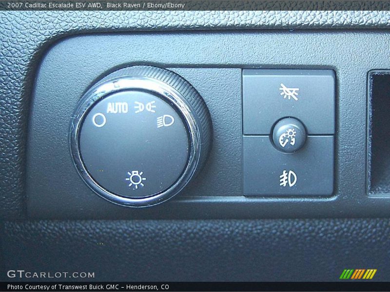 Black Raven / Ebony/Ebony 2007 Cadillac Escalade ESV AWD