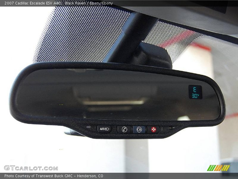 Black Raven / Ebony/Ebony 2007 Cadillac Escalade ESV AWD