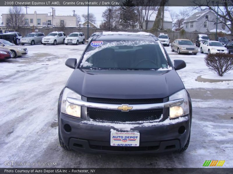 Granite Gray Metallic / Dark Gray 2008 Chevrolet Equinox LT AWD