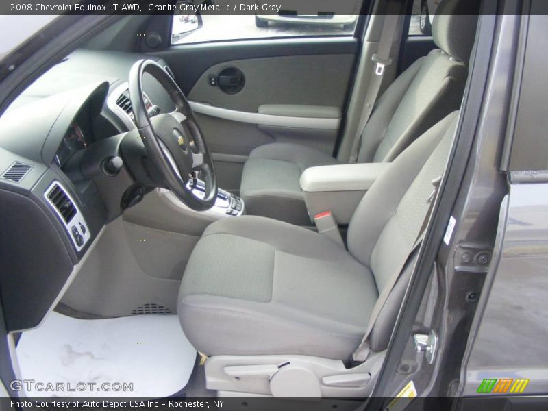 Granite Gray Metallic / Dark Gray 2008 Chevrolet Equinox LT AWD